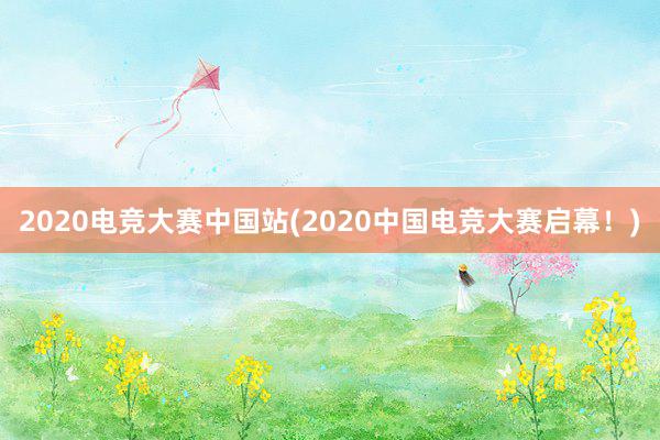 2020电竞大赛中国站(2020中国电竞大赛启幕！)