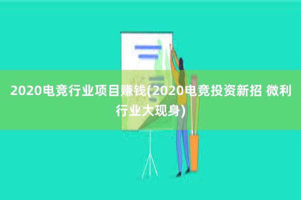 2020电竞行业项目赚钱(2020电竞投资新招 微利行业大现身)