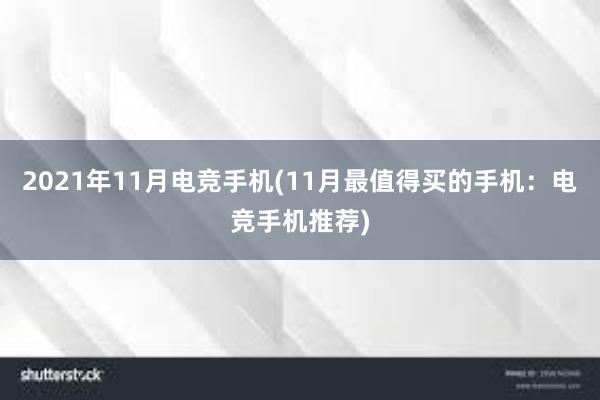 2021年11月电竞手机(11月最值得买的手机：电竞手机推荐)