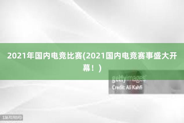 2021年国内电竞比赛(2021国内电竞赛事盛大开幕！)