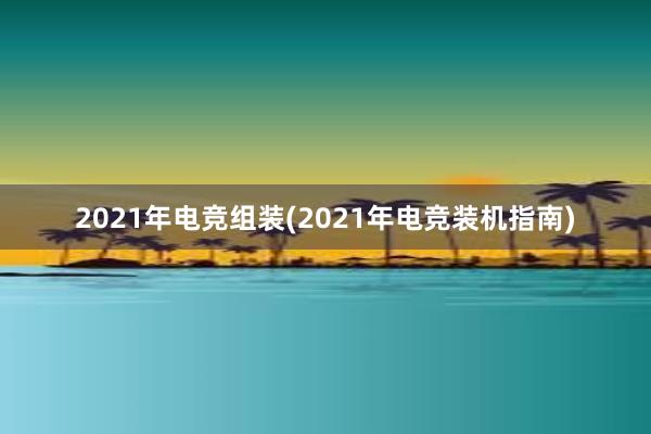 2021年电竞组装(2021年电竞装机指南)