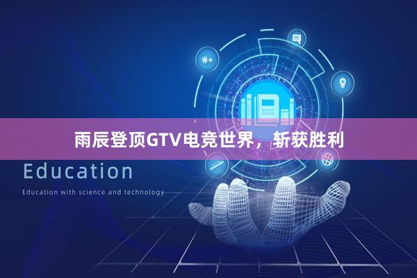 雨辰登顶GTV电竞世界，斩获胜利