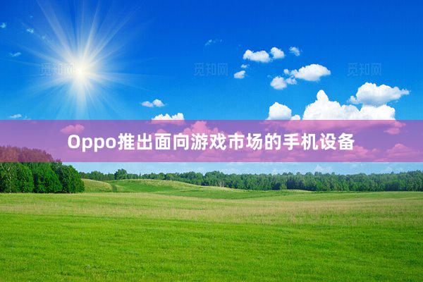 Oppo推出面向游戏市场的手机设备