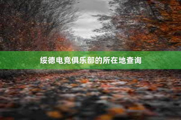 绥德电竞俱乐部的所在地查询